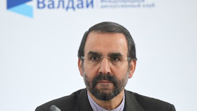 Старший советник министра иностранных дел Ирана Мехди Санаи на Ближневосточной конференции Международного дискуссионного клуба "Валдай" в Москве
