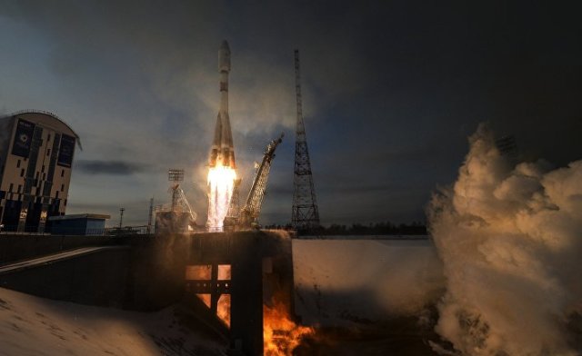 Старт ракеты-носителя "Союз-2.1б" с космическим аппаратом "Метеор" №2-1 с космодрома "Восточный". 28 ноября 2017