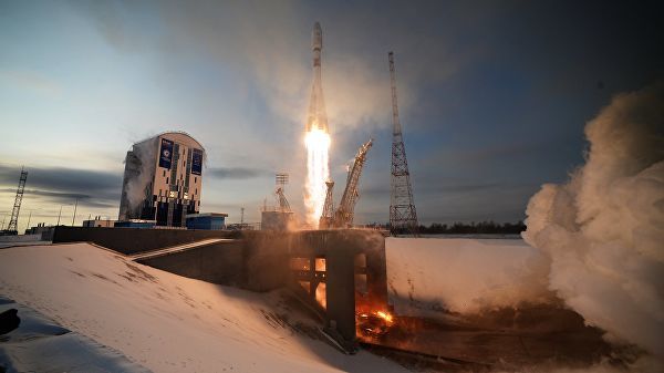 Старт ракеты-носителя "Союз-2.1б" с космическим аппаратом "Метеор" № 2-1 с космодрома Восточный. 28 ноября 2017 года