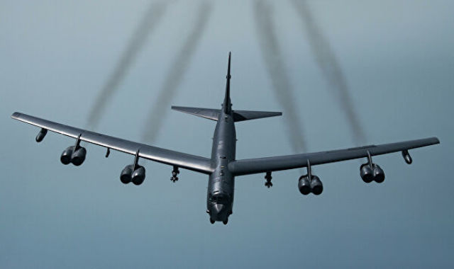Стратегический бомбардировщик B-52H Stratofortress ВВС США