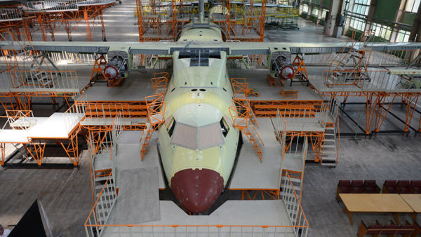 Строительство самолета Ил-112