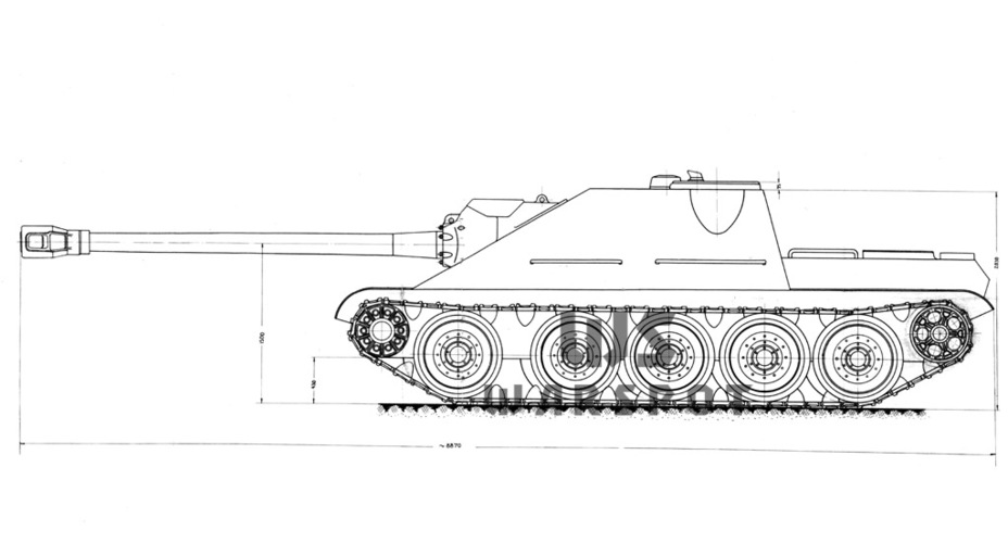 Су 122 чертеж