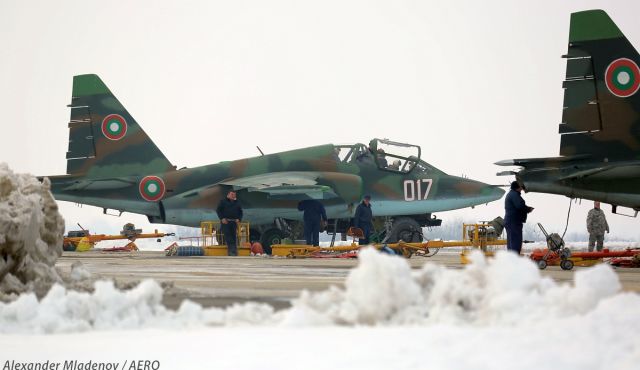 Су-25УБК ВВС Болгарии