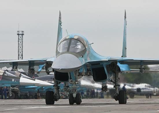Бомбардировщики Су-34