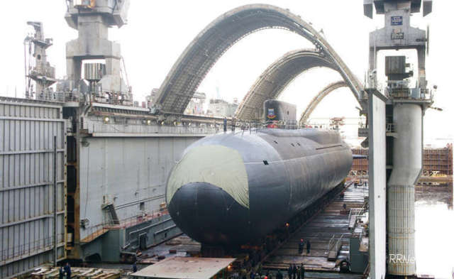 Субмарина проекта 955 «Борей» на «Севмаше»