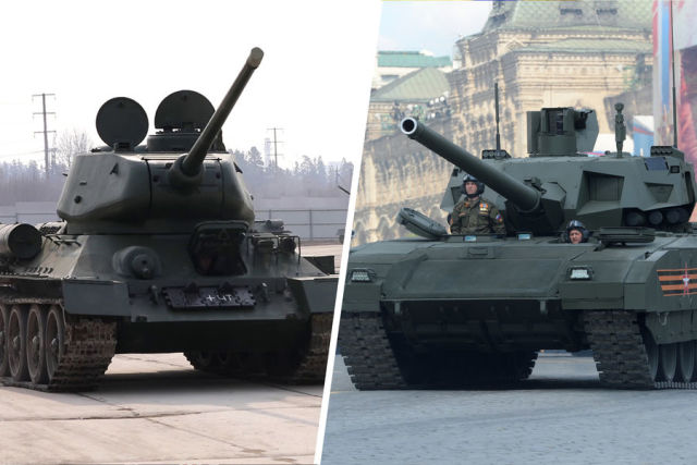 Т-34 и Т-14 «Армата»
