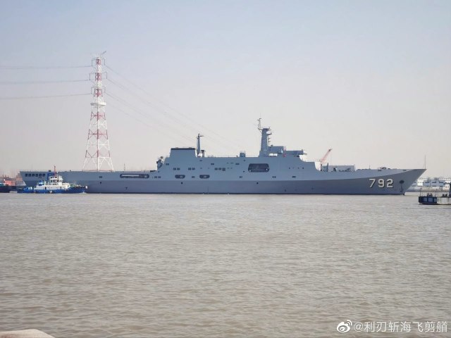 Thailand received an amphibious helicopter dock ship built in 