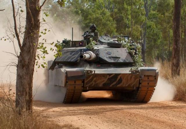 Танк М1А1 AIM Abrams австралийской армии