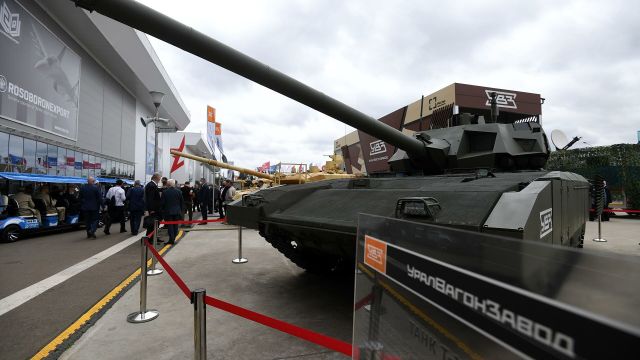 Танк Т-14 "Армата" на выставке вооружений Международного военно-технического форума "Армия-2020"