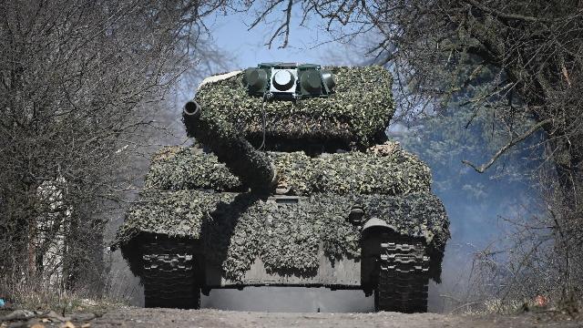 Танк Т-72 в зоне проведения специальной военной операции