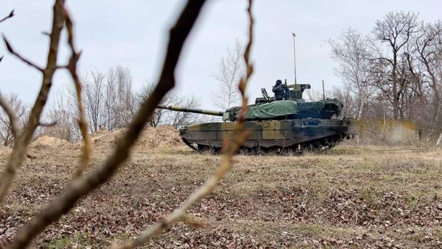 Танк Т-90М «Прорыв» в зоне проведения специальной военной операции