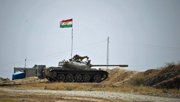 Танк курдского военизированного формирования Пешмерга. Архивное фото