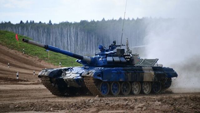 Танк Т-72Б3 армии Азербайджана