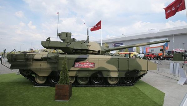 Танк Т-14 Армата на международном военно-техническом форуме Армия-2017
