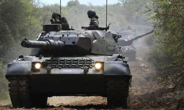Танки Leopard 1A5BR бразильской армии
