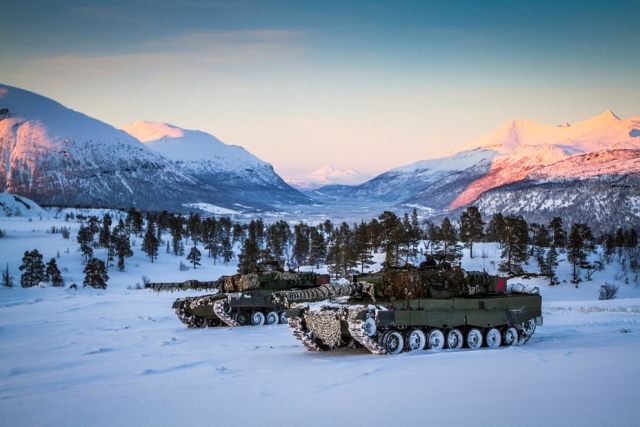 Танки Leopard 2А4NO норвежской армии