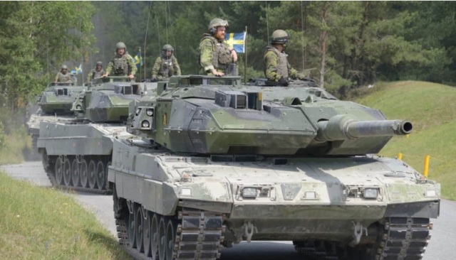 Танки Leopard 2S (Strv 122А) шведской армии