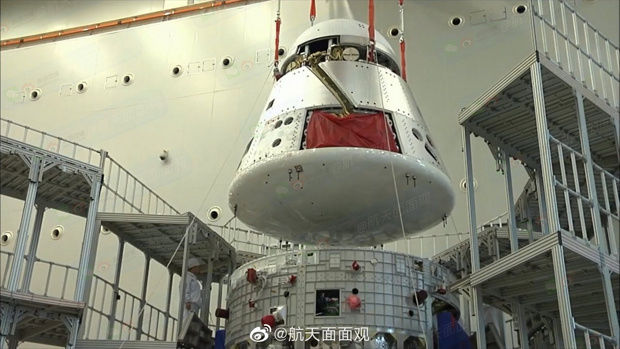 Тестовый образец китайского космического пилотируемого корабля