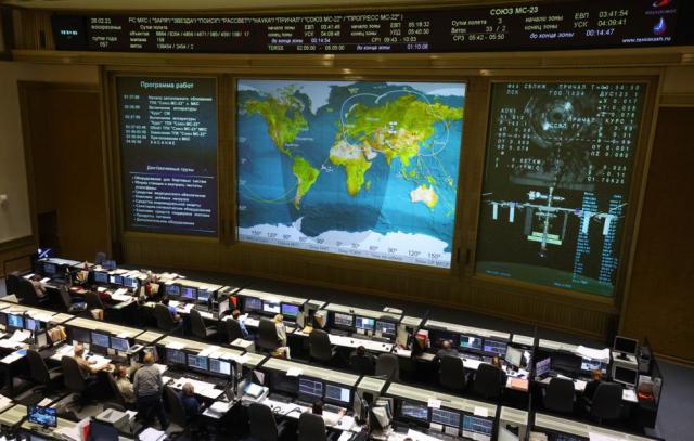 Трансляция стыковки космического корабля "Союз МС-23" с МКС