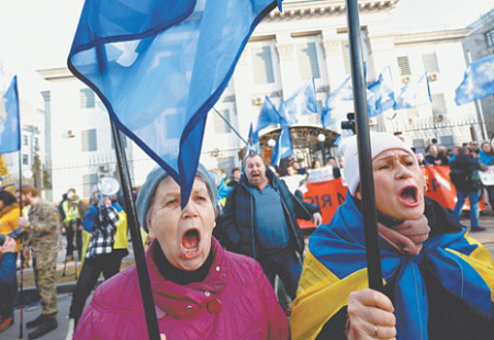 Тридцать лет «незалежности» привели украинское население в полное смятение. Фото Reuters