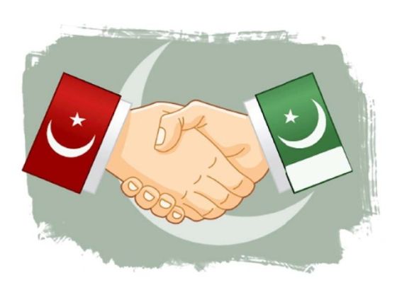 Флаги Турции и Пакистана