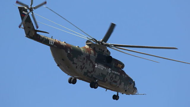 Тяжелый военно-транспортный вертолет Ми-26Т2В