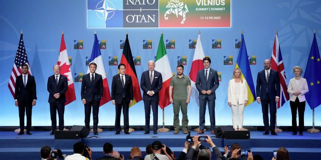 Участники саммита НАТО в Вильнюсе