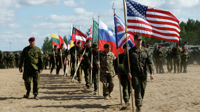 Учения НАТО "Удар сабли" в Латвии