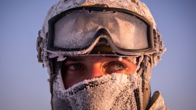 Учения спецназа в районе Северного полюса