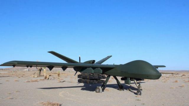 Ударный беспилотник Gray Eagle STOL может нести 16 ракет Hellfire