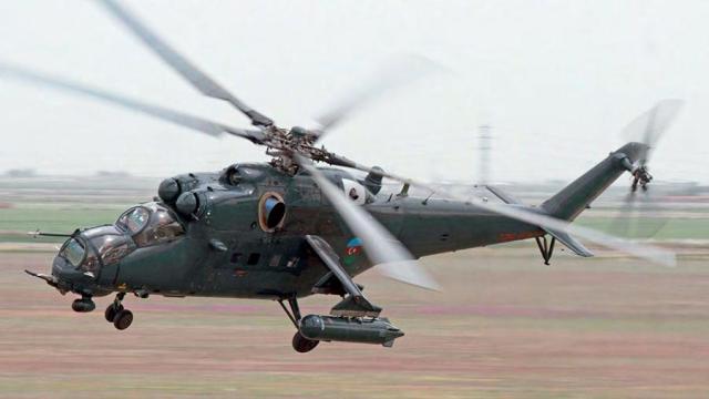 Ударный вертолет Ми-35М ВВС Азербайджана