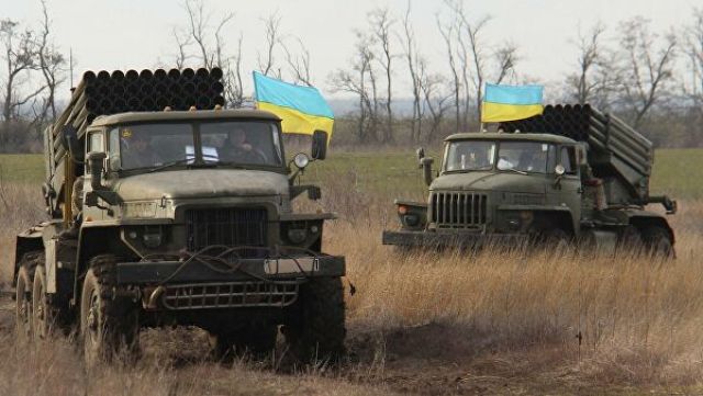 Украинская военная техника на Донбассе