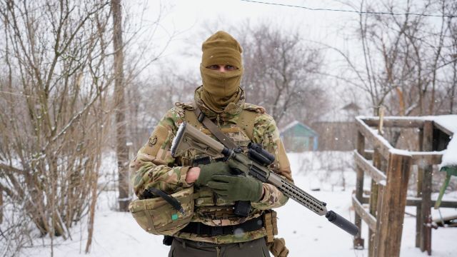 Украинский снайпер