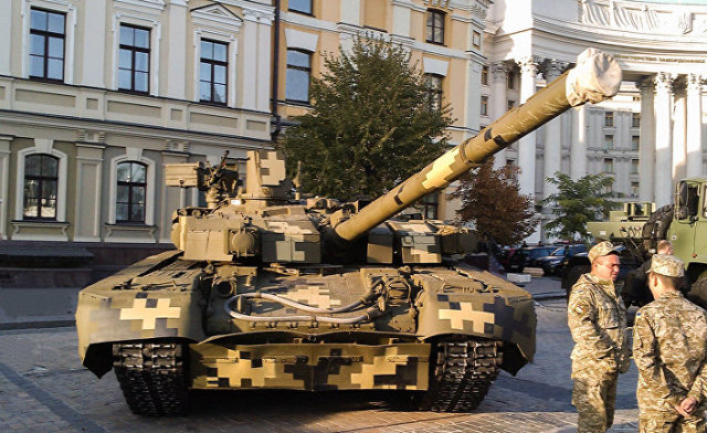 Украинский танк Т-84 БМ «Оплот»