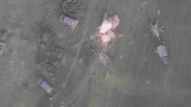 Уничтожение огневой позиции американской 155-миллиметровой гаубицы M777
