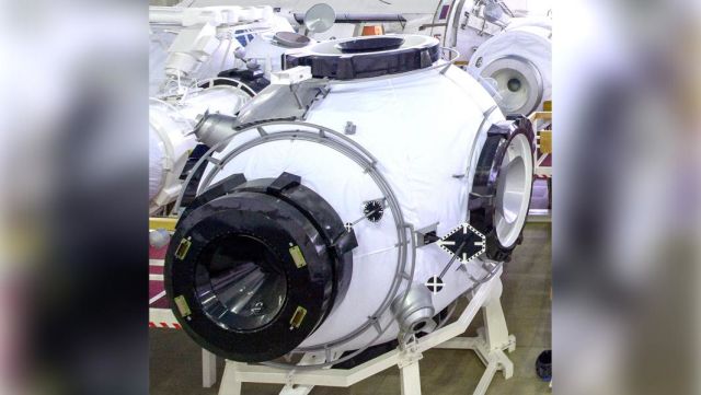 Универсальный узловой модуль "Причал" — один из планируемых модулей российского сегмента Международной космической станции, разрабатываемый ракетно-космической корпорацией "Энергия"