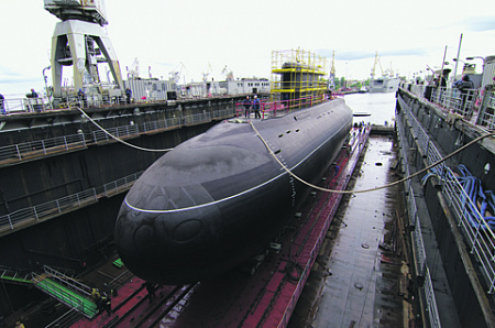 В прошлом году ВМФ получил от Объединенной судостроительной корпорации две подводные лодки. Фото с сайта www.aoosk.ru