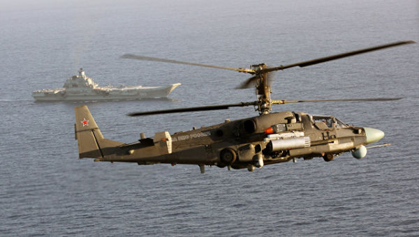Вертолет Ка-52К. Архивное фото