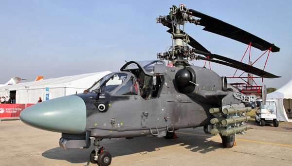 Вертолет Ка-52К Катран. Архивное фото