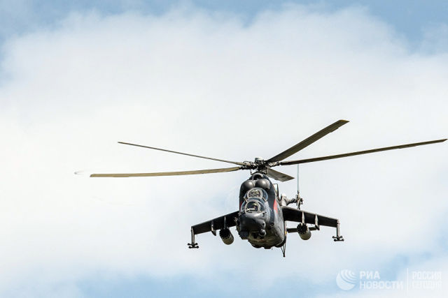 Вертолет Ми-24. Архивное фото