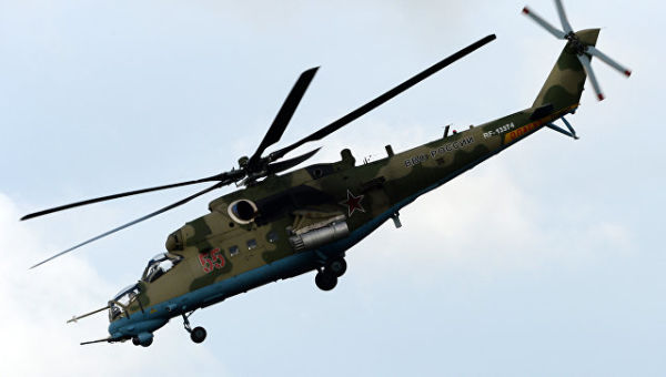 Вертолет Ми-35. Архивное фото