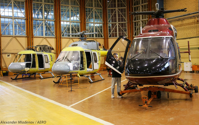 Вертолеты "Ансат" на сборке