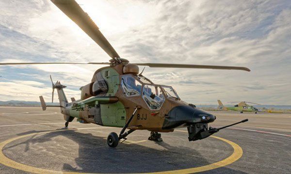 Вертолёт EC 665 HAD Tiger.