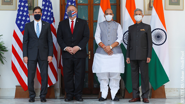 Визит высших американских чиновников в Индию прошел со всеми мерами предосторожности
