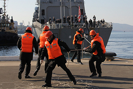 Визиты японских кораблей во Владивосток проводятся регулярно. Фото с сайта www.mil.ru