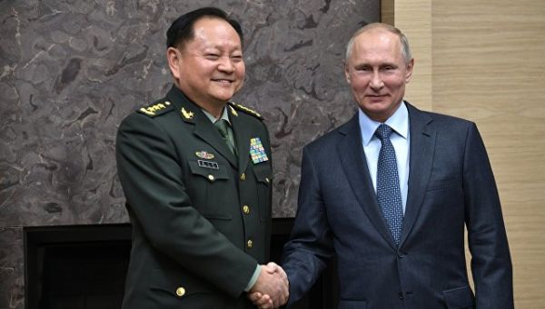 Владимир Путин и Чжан Юся