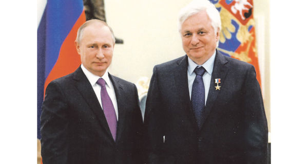 Владимир Путин и Валерий Кашин