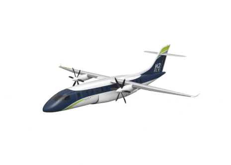 Водородный самолет, разрабатываемый компаниями H2Fly и Deutsche Aircraft