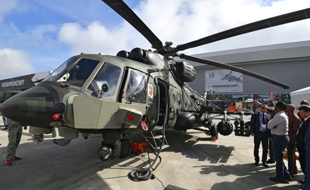 Военно-транспортный вертолет Ми-171Ш Storm на выставке вооружений Международного военно-технического форума "Армия-2020"