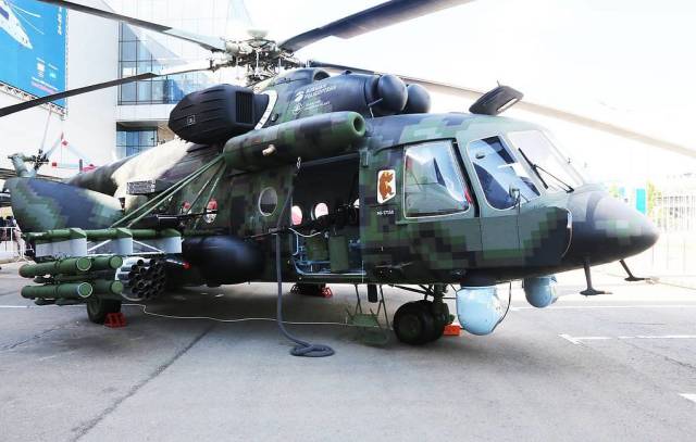 Военно-транспортный вертолет Ми-8АМТШ-ВН